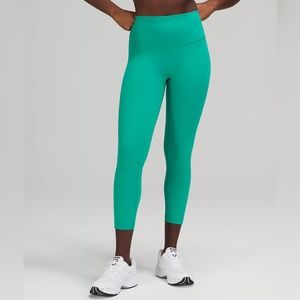 Wunder Train High-Rise Crop 23" | Maldives Green